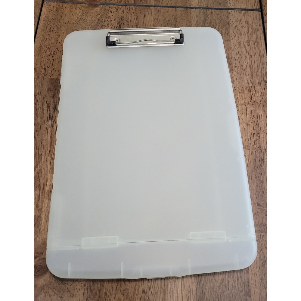 Office depot‎ brand Clear heavy duty clipboard. utensil & paper/forms Srorage
